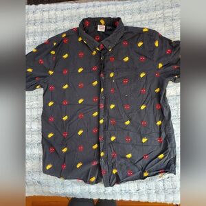 Men's Black Shirt with Deadpool And Tacos‎ Xl